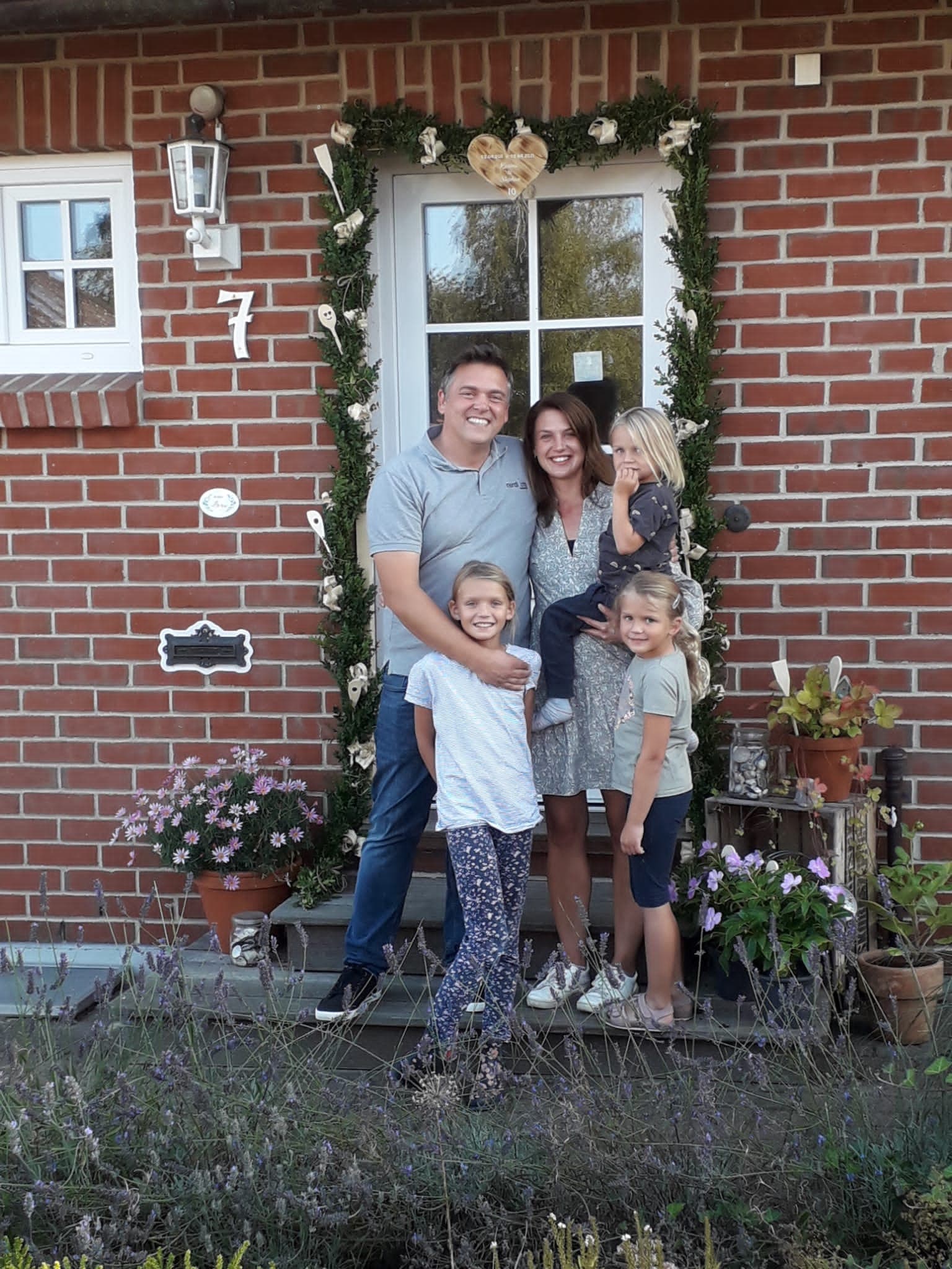 Famlienbild der Beaus, damals noch zu Dritt